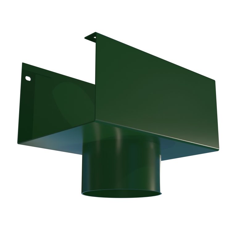 Delta 100 101.6mm diameter aluminium outlet