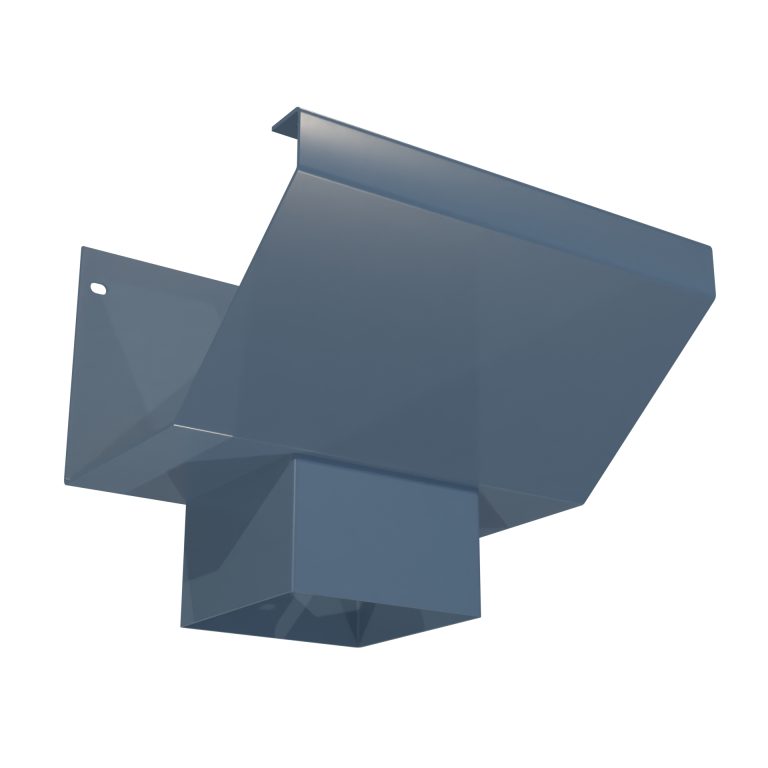 Torent 1 101.6mm square aluminium outlet for rainwater drainage