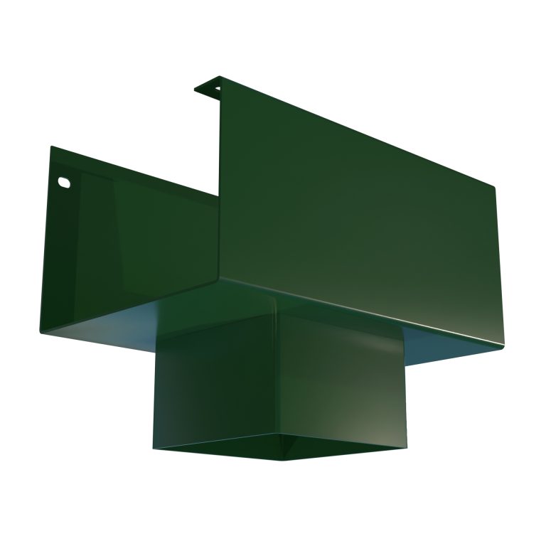 Delta 100 101.6mm square aluminium outlet