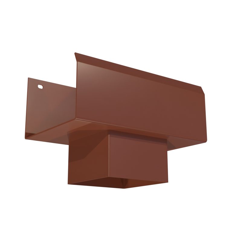 System 75 101.6mm square aluminium outlet