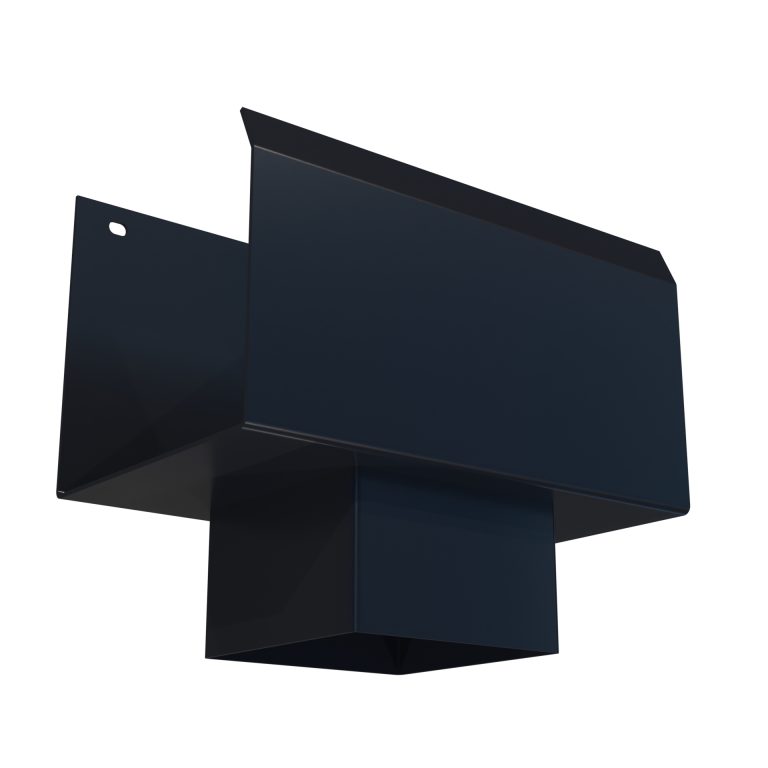 System 120 101.6mm square aluminium outlet