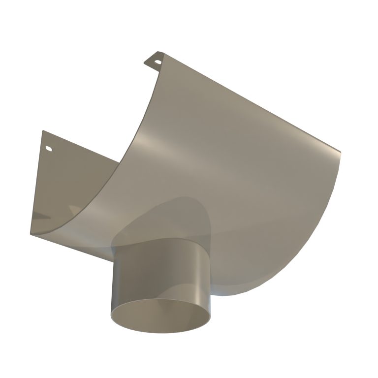 HR215 101.6mm diameter aluminium outlet for high-capacity rainwater drainage