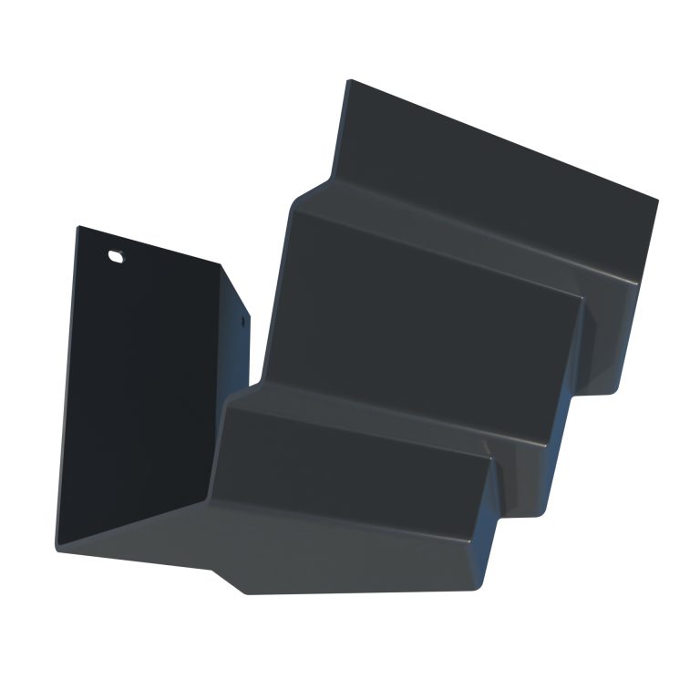 Custom-angle external corner for Trent aluminium gutter