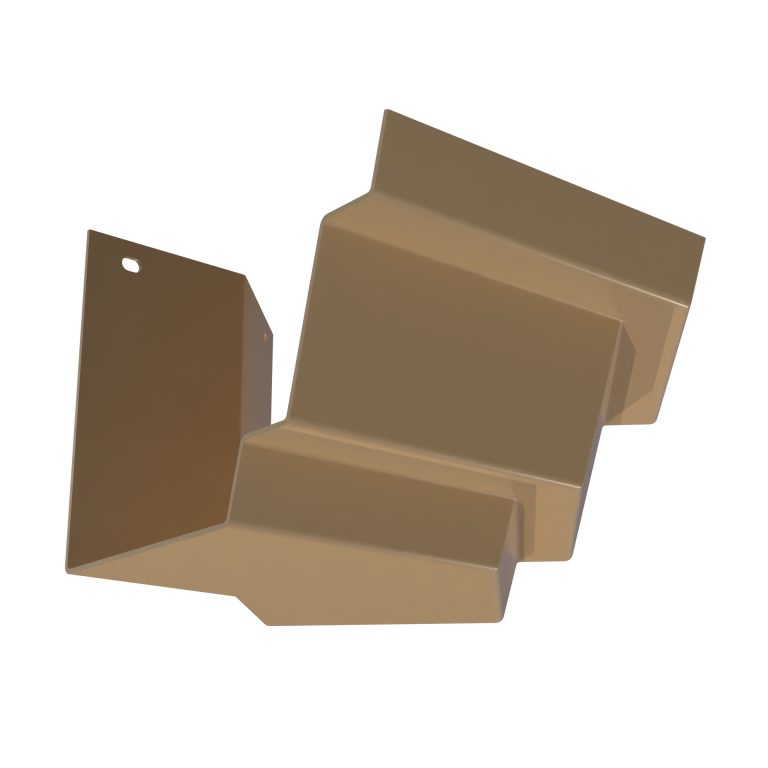 Custom-angle external corner for Welland aluminium gutter