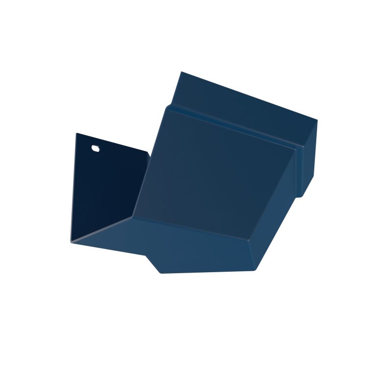 Custom-angle external corner for Nene 1 aluminium gutter