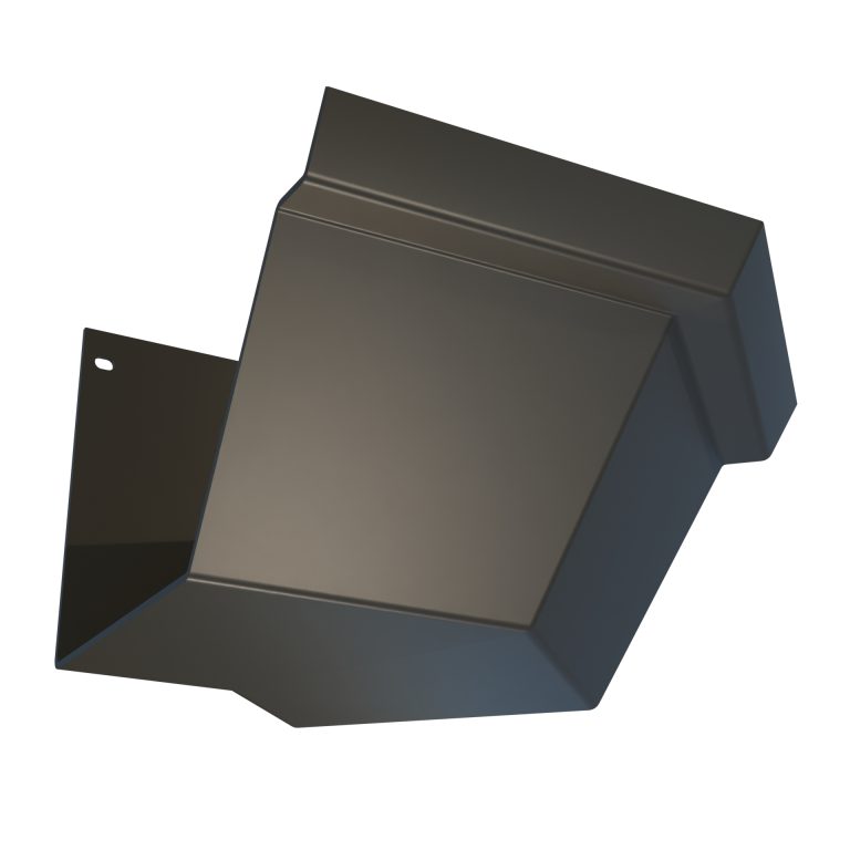 Custom-angle external corner for Nene 2 aluminium gutter