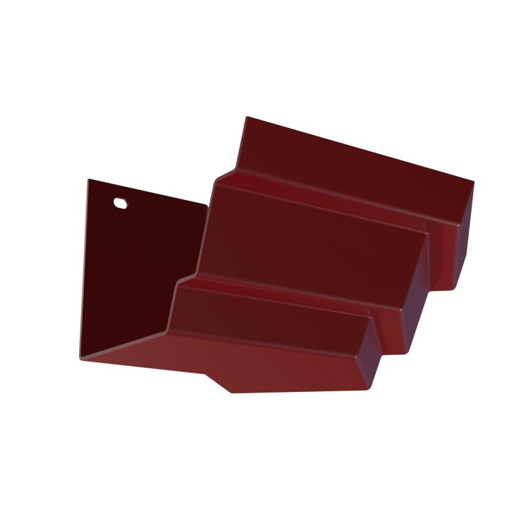 Custom-angle external corner for Avon aluminium gutter
