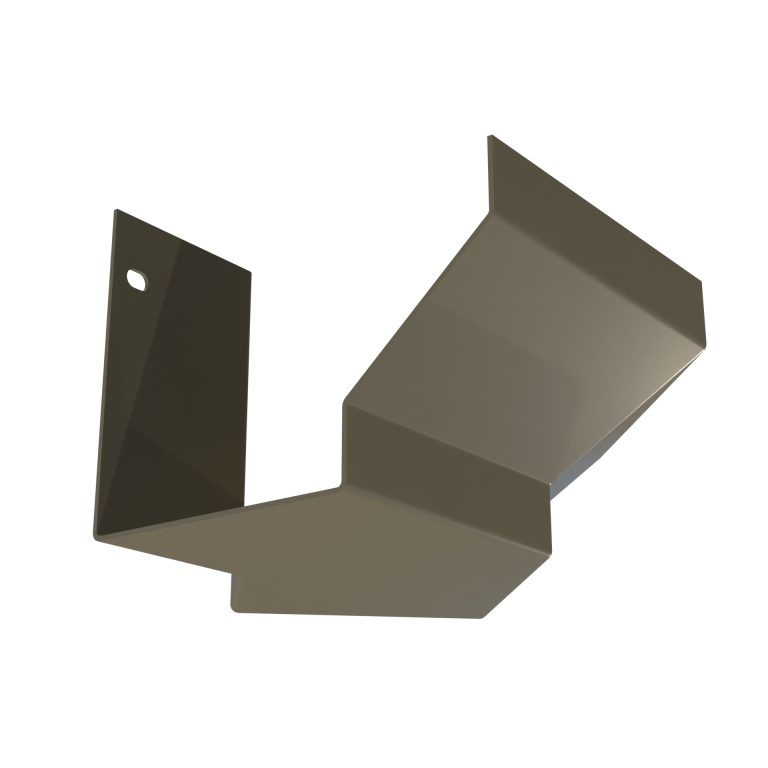 Bespoke external corner for Strongline aluminium gutter