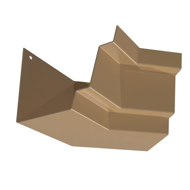 Custom-angle internal corner for Welland aluminium gutter