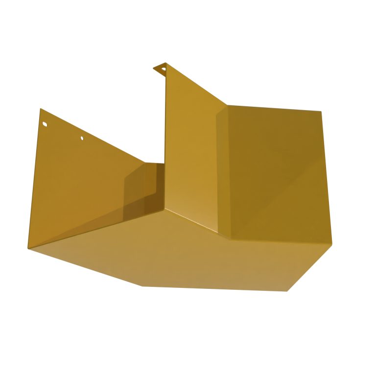 Bespoke internal corner for Delta 200 aluminium gutter