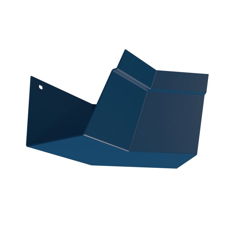Custom-angle internal corner for Nene 1 aluminium gutter