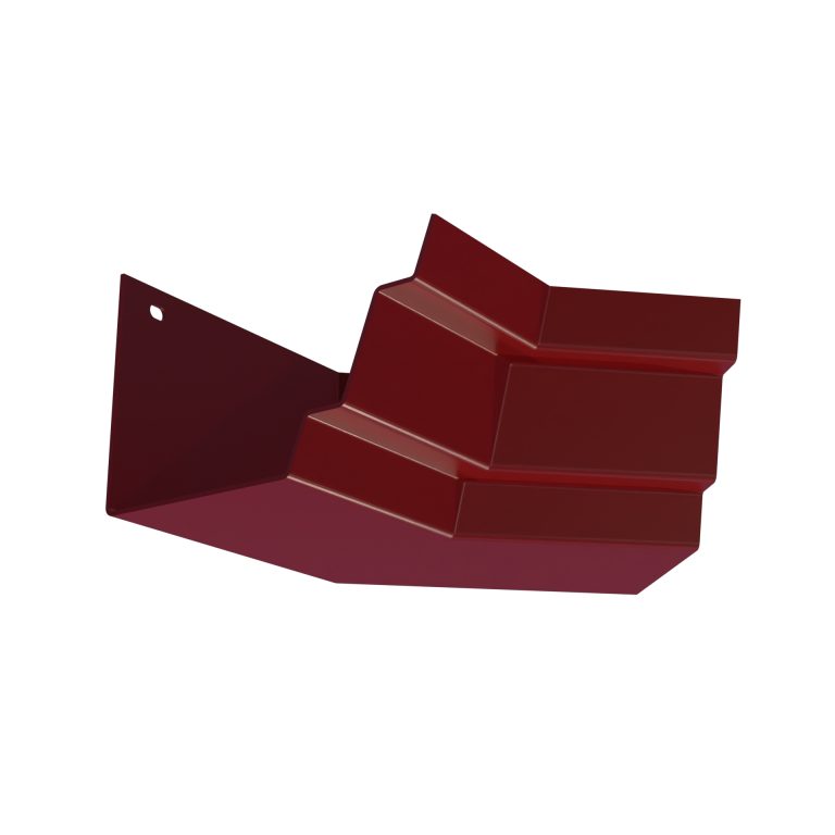 Custom-angle internal corner for Avon aluminium gutter