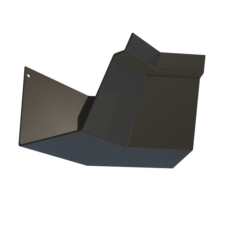 Custom-angle internal corner for Nene 2 aluminium gutter
