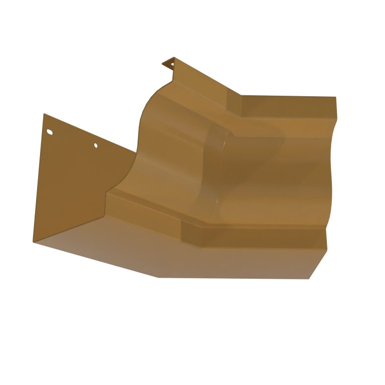 Bespoke internal corner produced to project-specific angles for Severn gutter installations