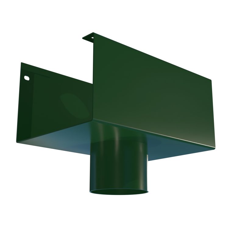 Delta 100 76.2mm diameter aluminium outlet