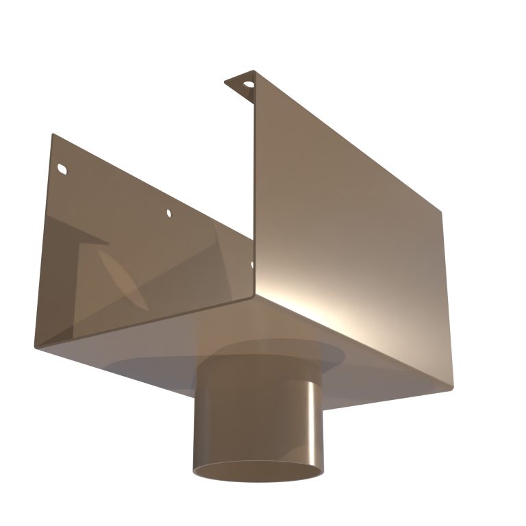 Delta 125 76.2mm diameter aluminium outlet