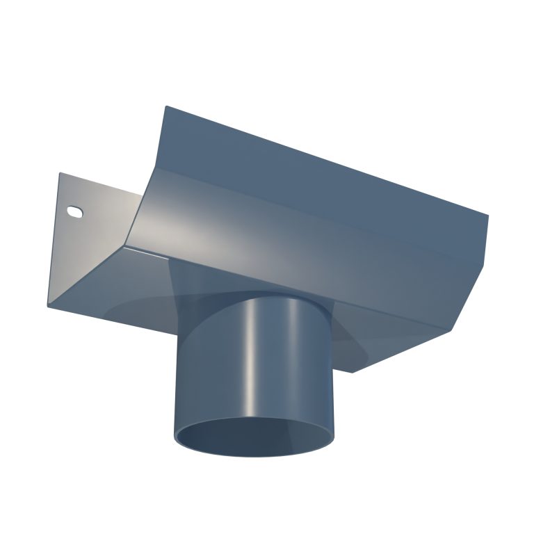 Domestic 76.2mm diameter aluminium outlet