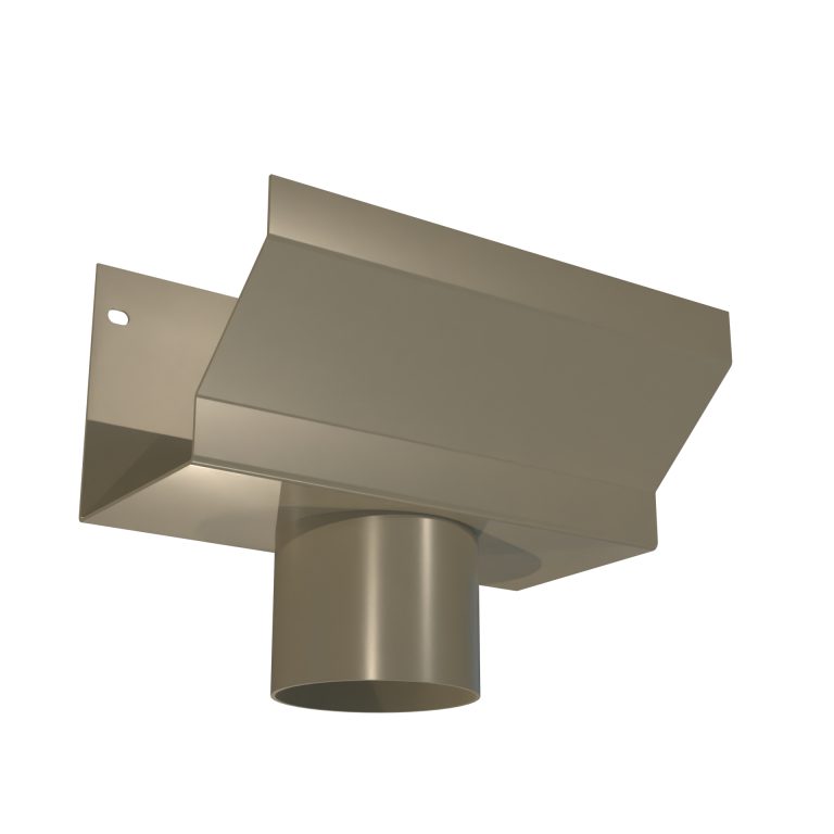 Strongline 76.2mm diameter aluminium outlet
