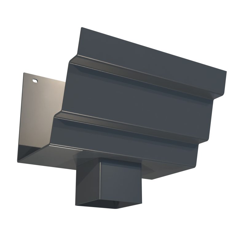 Trent 76.2mm square aluminium outlet