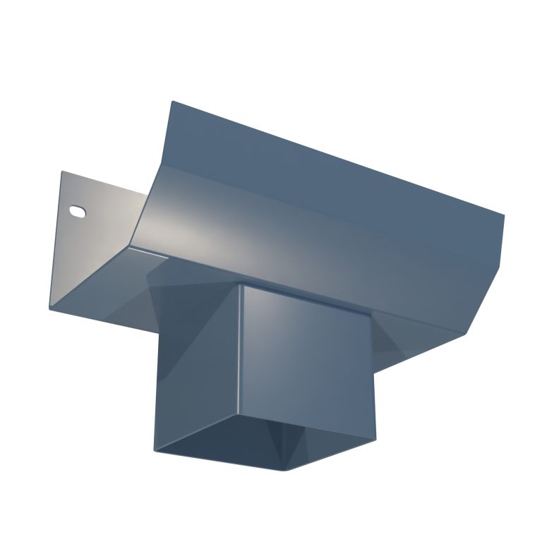 Domestic 76.2mm square aluminium outlet