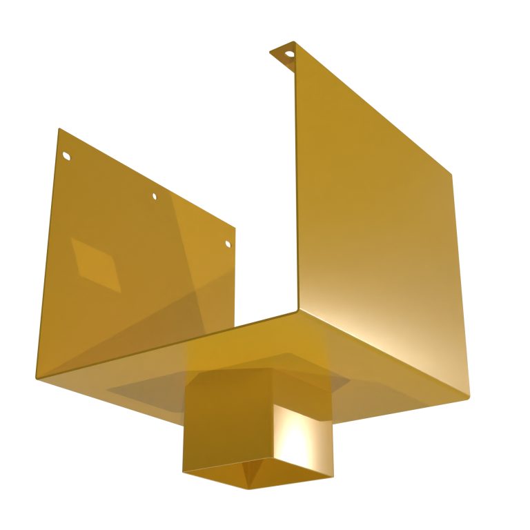 Delta 200 76.2mm square aluminium outlet
