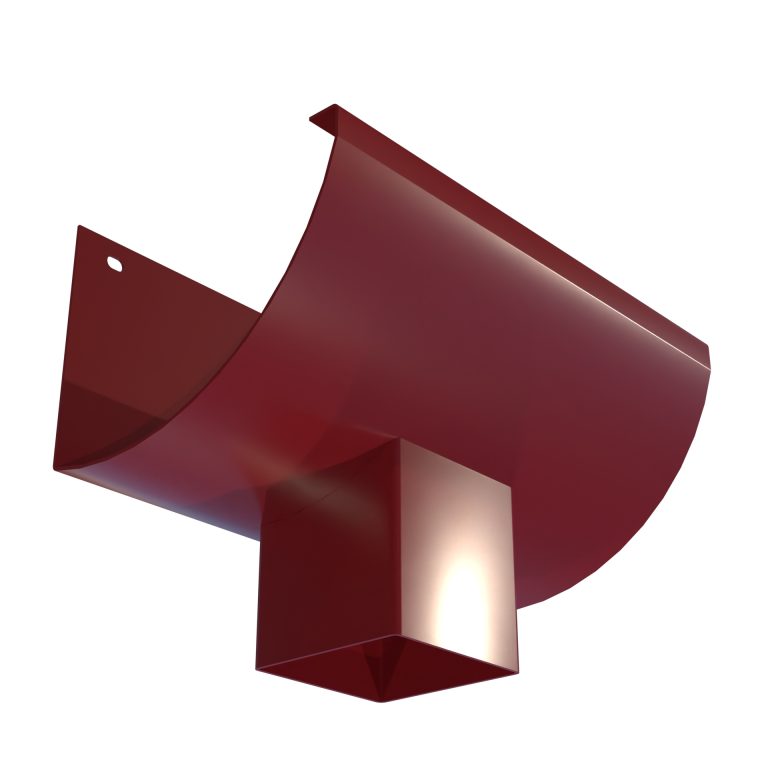 HR150 76.2mm square aluminium outlet for rainwater drainage systems