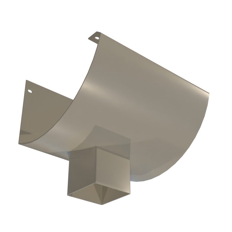 HR215 76.2mm square aluminium outlet for rainwater drainage systems