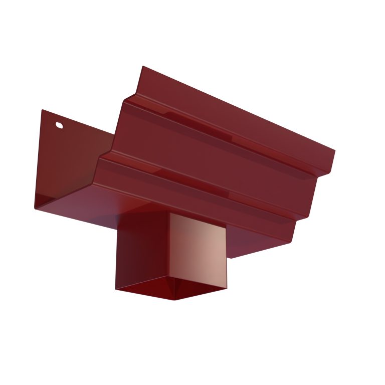 Avon 76.2mm square aluminium outlet