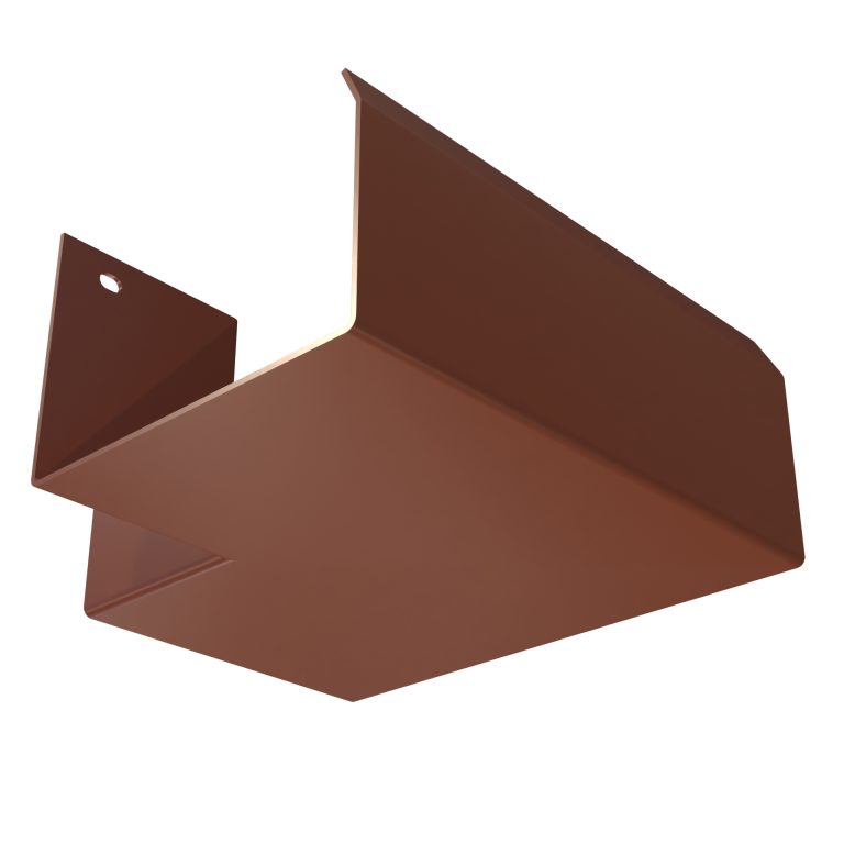 90 degree external corner for System 75 aluminium gutter