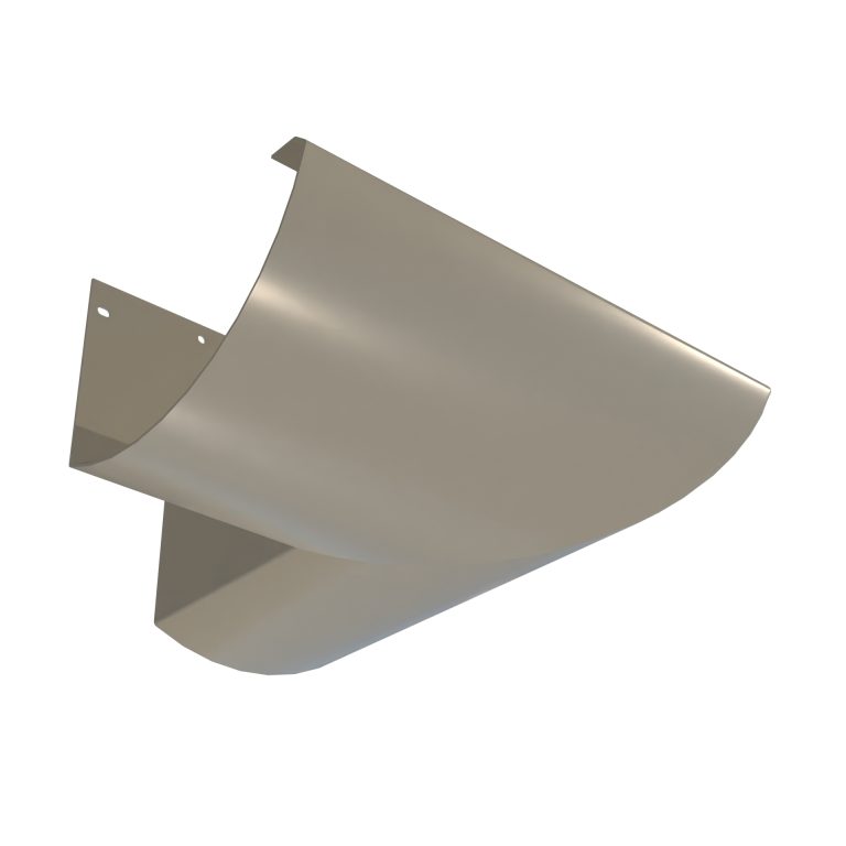 90 degree external corner fitting for HR215 aluminium gutter systems