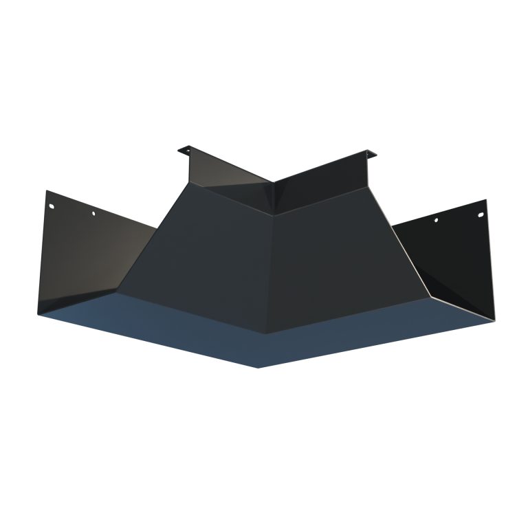 90 degree internal corner for Torent 3 aluminium gutter