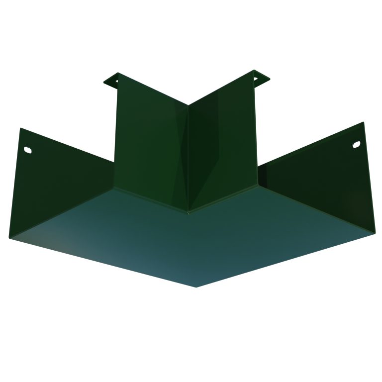 90 degree internal corner for Delta 100 aluminium box gutter