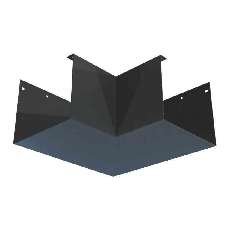 90 degree internal corner for Delta 150 aluminium gutter