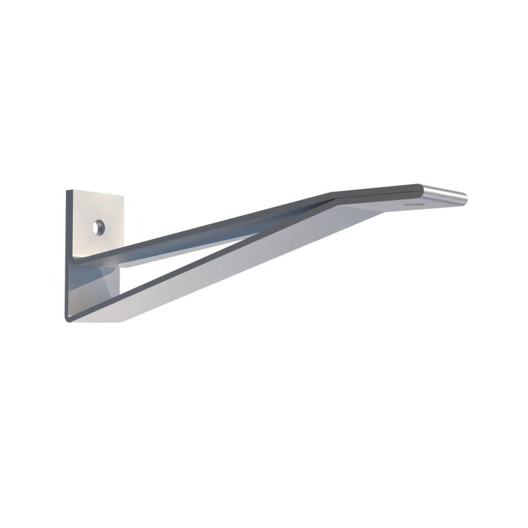 Top fix bracket for aluminium gutter system