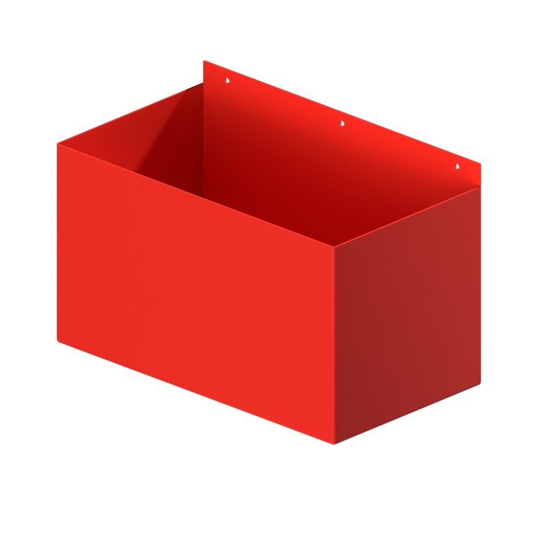 Aluminium large box rainwater hopper 400x225x225mm