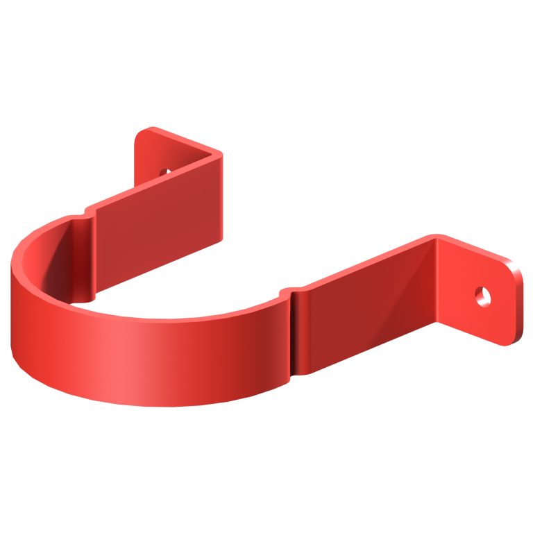 76.2mm contemporary aluminium downpipe bracket with 30mm offset