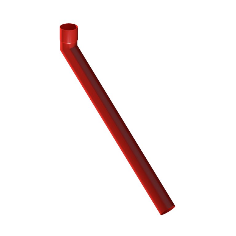 Aluminium 135-degree elbow with 600mm projection