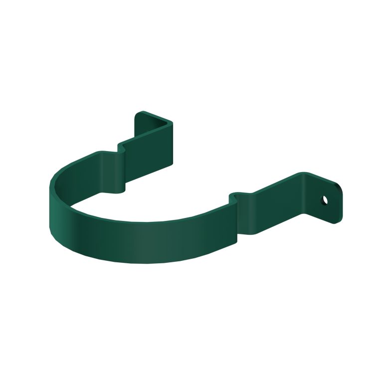 One-piece 30mm offset bracket for 101.6mm round aluminium downpipe