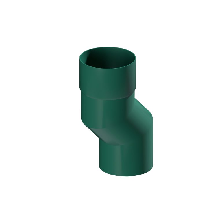 50mm projection offset for contemporary round 101.6mm aluminium downpipe