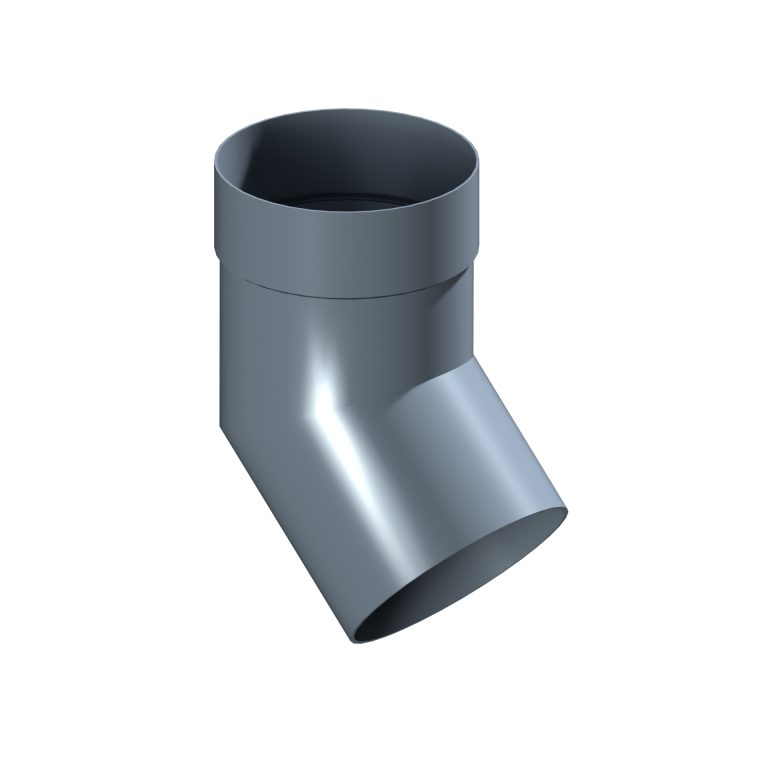 135-degree aluminium elbow for 152.4mm diameter round downpipe