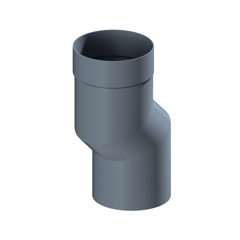 Aluminium 50mm projection offset for 152.4mm round downpipe