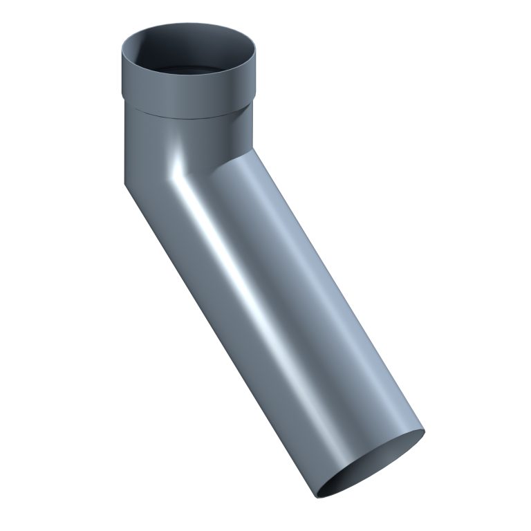 Aluminium 135-degree long tailed elbow with 300mm projection