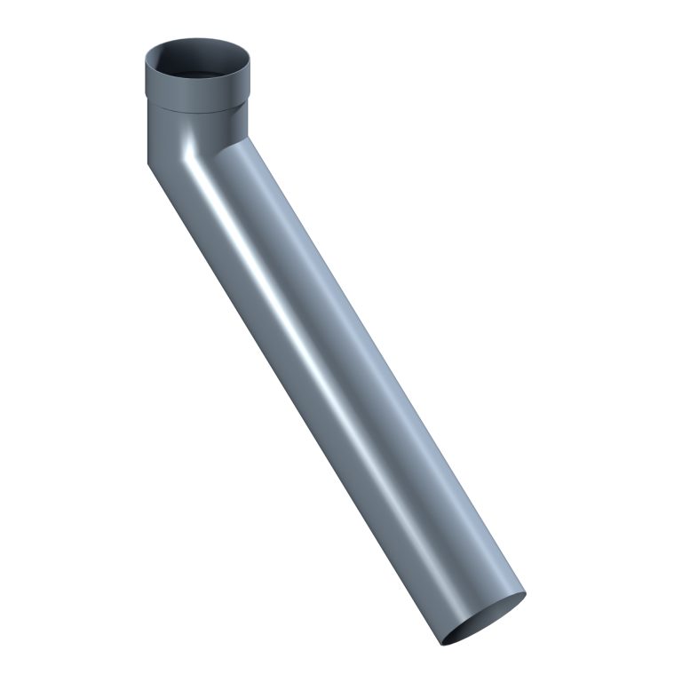 Aluminium 135-degree long tailed elbow with 600mm projection