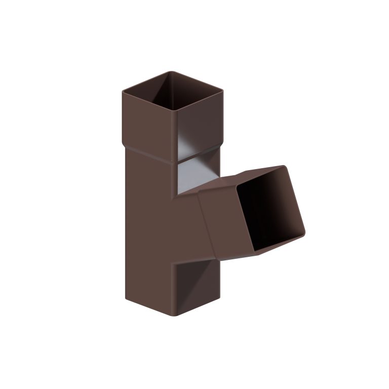 Pipe Branch (112.5º) for Contemporary Square 76.2mm Square Pipe