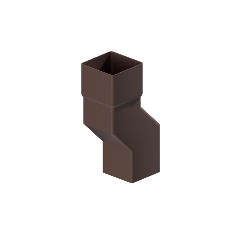 Pipe offset 50mm projection, 135º for Contemporary Square 76.2mm Square Pipe