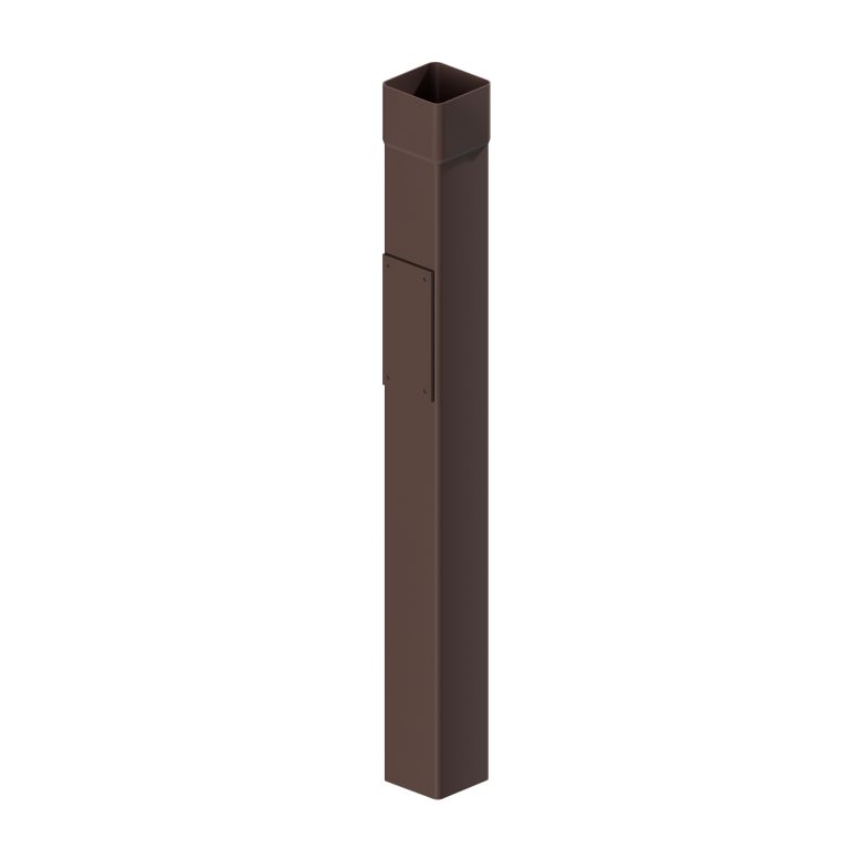 Rodding Access 750mm long cw socket and cover plate for Contemporary Square 76.2mm Square Pipe