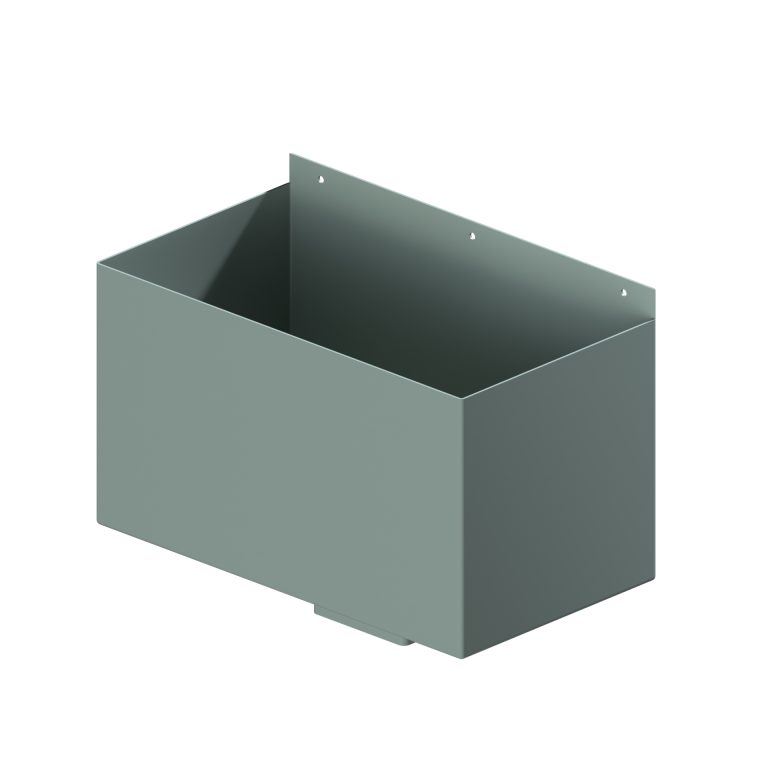 Contemporary square 101.6mm aluminium box rainwater hopper 400x225x225mm
