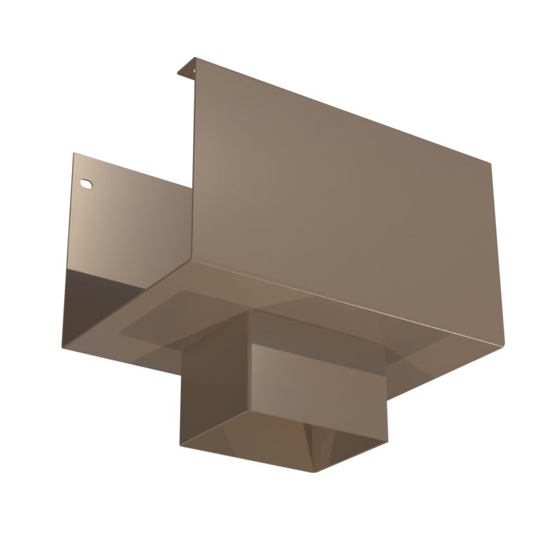Delta 125 rectangular aluminium outlet measuring 76.2 x 101.6mm