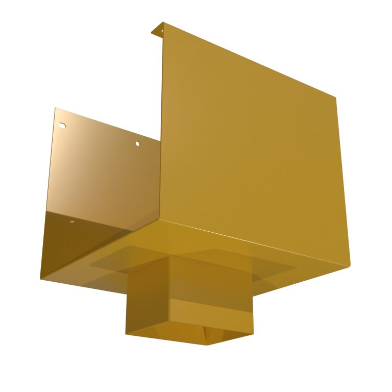 Delta 200 rectangular aluminium outlet measuring 76.2 × 101.6mm