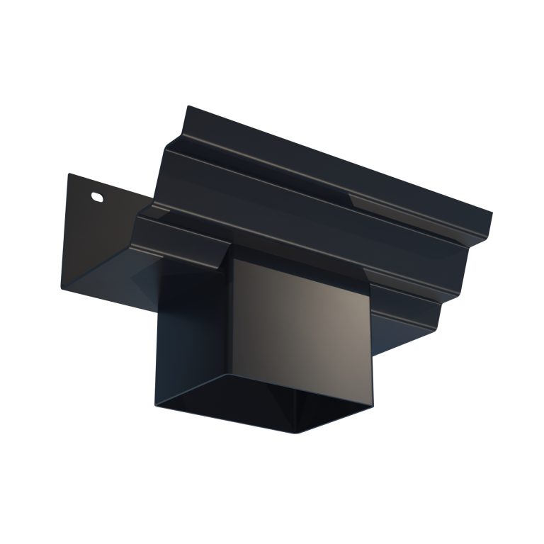 Derwent rectangular aluminium outlet measuring 76.2 x 101.6mm